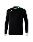 Erima Sport-Langarmshirt Trikot Retro Star (100% Polyester) schwarz/weiss Herren